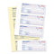 Money And Rent Receipt Books, Account + Payment Sections, Two-part Carbonless, 7.13 X 2.75, 4 Forms/sheet, 200 Forms Total