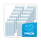 Prism + Colored Writing Pads, Narrow Rule, 50 Pastel Blue 5 X 8 Sheets, 12/pack