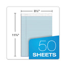 Prism + Colored Writing Pads, Wide/legal Rule, 50 Pastel Blue 8.5 X 11.75 Sheets, 12/pack