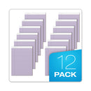 Prism + Colored Writing Pads, Wide/legal Rule, 50 Pastel Orchid 8.5 X 11.75 Sheets, 12/pack