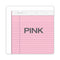 Prism + Colored Writing Pads, Wide/legal Rule, 50 Pastel Pink 8.5 X 11.75 Sheets, 12/pack