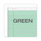 Prism + Colored Writing Pads, Wide/legal Rule, 50 Pastel Green 8.5 X 11.75 Sheets, 12/pack