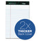 Docket Ruled Perforated Pads, Narrow Rule, 50 White 5 X 8 Sheets, 6/pack