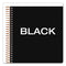 Jen Action Planner, 1-subject, Narrow Rule, Black Cover, (100) 8.5 X 6.75 Sheets