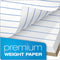 Color Notebooks, 1-subject, Narrow Rule, Indigo Blue Cover, (100) 8.5 X 5.5 White Sheets