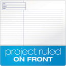 Docket Gold Planning Pads, Project-management Format, Quadrille Rule (4 Sq/in), 40 White 8.5 X 11.75 Sheets, 4/pack