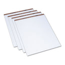 Easel Pads, Quadrille Rule (1 Sq/in), 27 X 34, White, 50 Sheets, 4/carton