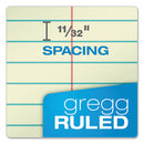 Gregg Steno Pads, Gregg Rule, 80 Green-tint 6 X 9 Sheets