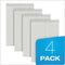 Prism Steno Pads, Gregg Rule, Gray Cover, 80 Gray 6 X 9 Sheets, 4/pack