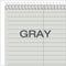 Prism Steno Pads, Gregg Rule, Gray Cover, 80 Gray 6 X 9 Sheets, 4/pack