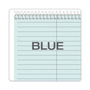 Prism Steno Pads, Gregg Rule, Blue Cover, 80 Blue 6 X 9 Sheets, 4/pack