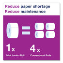 Advanced Mini-jumbo Roll Bath Tissue, Septic Safe, 2-ply, White, 3.48" X 751 Ft, 12 Rolls/carton