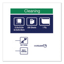 Cleaning Cloth, 12.6 X 10, White, 500 Wipes/carton
