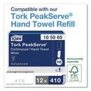 Peakserve Continuous Recessed Cabinet Hand Towel Adapter, 14.37 X 4.29 X 20.35, White