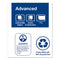 Advanced Soft Minifold Dispenser Napkins, 1-ply,13" X 12", White, 6000/ct