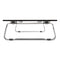 Universal Glass-top Monitor Riser, 22" X 8" X 3", Clear, Supports 3.9 Lbs