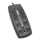 Protect It! Surge Protector, 10 Ac Outlets, 8 Ft Cord, 2,395 J, Black