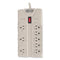 Protect It! Surge Protector, 8 Ac Outlets, 8 Ft Cord, 1,440 J, Light Gray