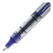 Vision Needle Roller Ball Pen, Stick, Fine 0.7 Mm, Blue Ink, Silver Barrel, Dozen