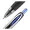 Signo 207 Needle Point Gel Pen, Retractable, Medium 0.7 Mm, Blue Ink, Black Barrel, Dozen