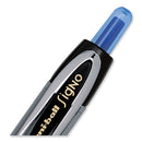 207 Signo Gel Ultra Micro Gel Pen, Retractable, Extra-fine 0.38 Mm, Blue Ink, Smoke Barrel