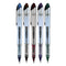 Vision Elite Blx Series Roller Ball Pen, Stick, Bold 0.8 Mm, Assorted Ink And Barrel Colors, 5/pack