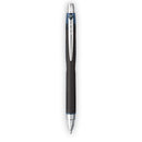 Jetstream Retractable Ballpoint Pen, 1 Mm, Blue-black Ink, Black Barrel