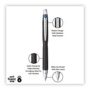 Jetstream Retractable Ballpoint Pen, 1 Mm, Blue-black Ink, Black Barrel