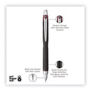 Jetstream Retractable Ballpoint Pen, 1 Mm, Assorted Ink, Black Barrel, 5/pack