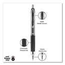 Signo 207 Gel Pen Value Pack, Retractable, Medium 0.7 Mm, Black Ink, Translucent Black Barrel, 36/box