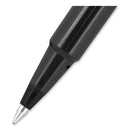 Roller Ball Pen, Stick, Micro 0.5 Mm, Black Ink, Black Matte Barrel, 36/pack