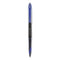 Air Porous Roller Ball Pen, Stick, Medium 0.7 Mm, Blue Ink, Black Barrel, Dozen