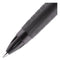 307 Gel Pen, Retractable, Micro 0.5 Mm, Blue Ink, Black Barrel, Dozen