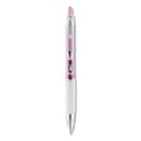 207 Office Pack Gel Pen, Retractable, Medium 0.7 Mm, Black Ink, Pink Barrel, 36/pack