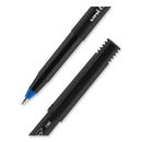 Onyx Roller Ball Pen, Stick, Fine 0.7 Mm, Blue Ink, Black Matte Barrel, 72/pack