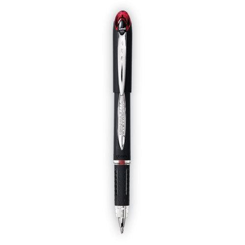 Jetstream Ballpoint Pen, Stick, Bold 1 Mm, Red Ink, Black Barrel