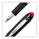 Jetstream Ballpoint Pen, Stick, Bold 1 Mm, Red Ink, Black Barrel