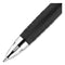 Signo 207 Gel Pen, Retractable, Medium 0.7 Mm, Black Ink, Smoke/black Barrel, Dozen