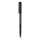 Onyx Roller Ball Pen, Stick, Micro 0.5 Mm, Black Ink, Black Matte Barrel, Dozen