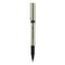 Deluxe Roller Ball Pen, Stick, Fine 0.7 Mm, Black Ink, Champagne Barrel, Dozen