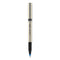 Deluxe Roller Ball Pen, Stick, Fine 0.7 Mm, Blue Ink, Champagne Barrel, Dozen