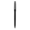 Roller Ball Pen, Stick, Fine 0.7 Mm, Black Ink, Black Matte Barrel, Dozen