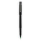 Roller Ball Pen, Stick, Fine 0.7 Mm, Green Ink, Black Matte Barrel, Dozen