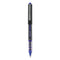 Vision Roller Ball Pen, Stick, Micro 0.5 Mm, Blue Ink, Blue/gray Barrel, Dozen