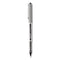 Vision Roller Ball Pen, Stick, Fine 0.7 Mm, Black Ink, Black/gray Barrel, Dozen