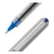 Vision Roller Ball Pen, Stick, Fine 0.7 Mm, Blue Ink, Blue/gray Barrel, Dozen