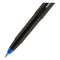 Onyx Roller Ball Pen, Stick, Fine 0.7 Mm, Blue Ink, Black Matte Barrel, Dozen