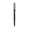 Roller Ball Pen, Stick, Micro 0.5 Mm, Blue Ink, Black Matte Barrel, Dozen