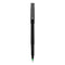 Roller Ball Pen, Stick, Micro 0.5 Mm, Green Ink, Black Matte Barrel, Dozen