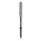 Vision Roller Ball Pen, Stick, Fine 0.7 Mm, Majestic Purple Ink, Gray Barrel, Dozen